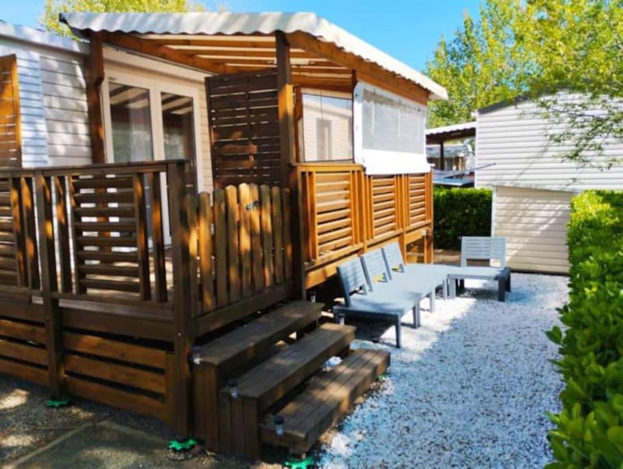 Mobil-Home VI 58 A Vias - La Carabasse - Camping Siblu Avec Piscine Екстериор снимка